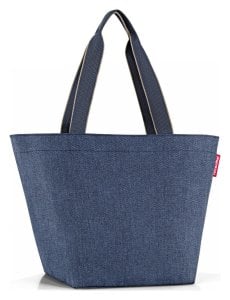 Reisenthel Shopper M Herringbone Dark Blue