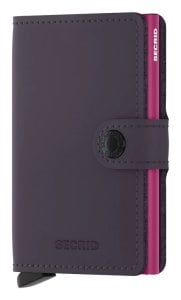 Secrid Miniwallet Matte Dark Purple-Fuchsia