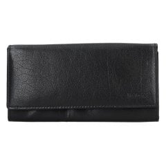 Lagen Dámska peňaženka kožená V-102 Čierna