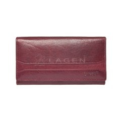 Lagen Dámska peňaženka kožená W-2025/T Vínová