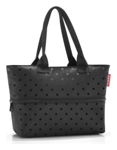 Reisenthel Shopper E1 Glossy dots black