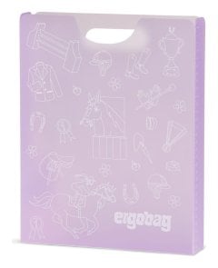 Ergobag Folder Box Horses Purple