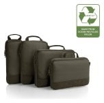 Heys Ecotex Compression Packing Cube 4 Pc Set Green Moss
