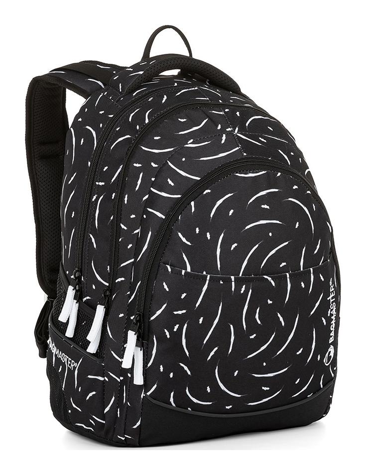 Školský batoh Bagmaster Digital 23 A Black/White