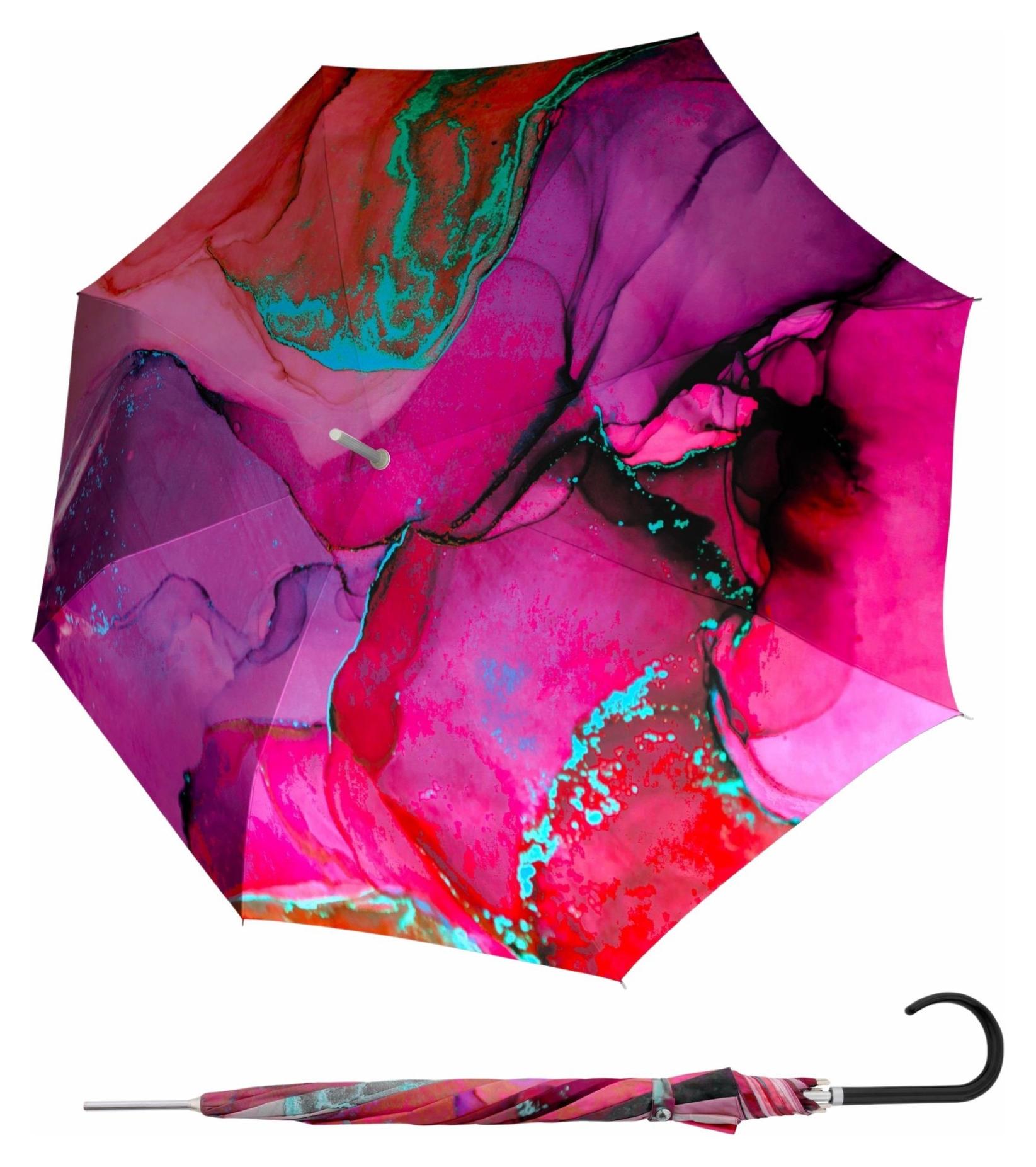 Veľký dáždnik Doppler Carbonsteel Long AC Marble Pink