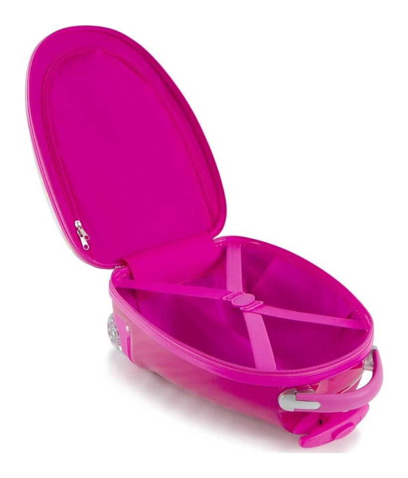 Heys Kids Trolls 2w Pink.

dve tiché in-line kolieska s kovovými ložiskami
odľahčená a špeciálne tvarovaná výsuvná rukoväť z hliníka
extra vrstva bezfarebného laku na povrchu chráni potlač a dodá lesk
baliaci systém s kompresnými popruhmi
textilná deliaca prepážka na zips
jemná farebná podšívka
zapínanie na dvojcestný zips s očkami na zopnutie malým zámkom (nie je súčasťou)
kufor je väčšinou leteckých spoločností akceptovaný ako palubná batožina