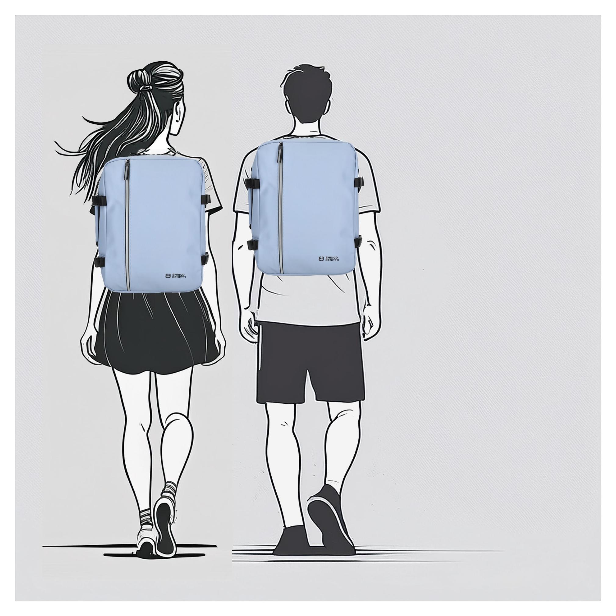 Batoh na notebook Enrico Benetti Bergen 56004 Jeansblue – Obrázok 5