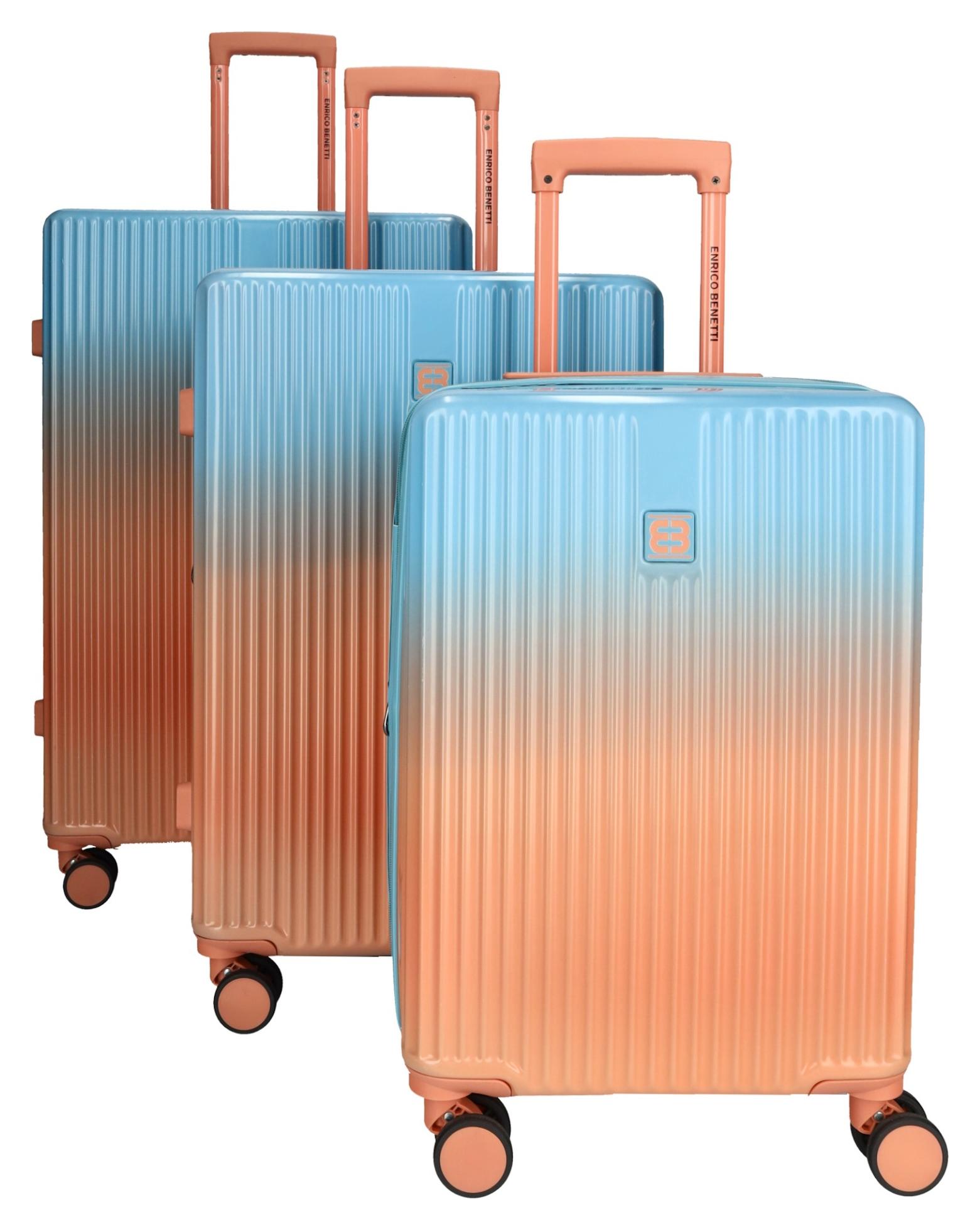 Sada cestovných kufrov Enrico Benetti Havana 21001-03 Salmon