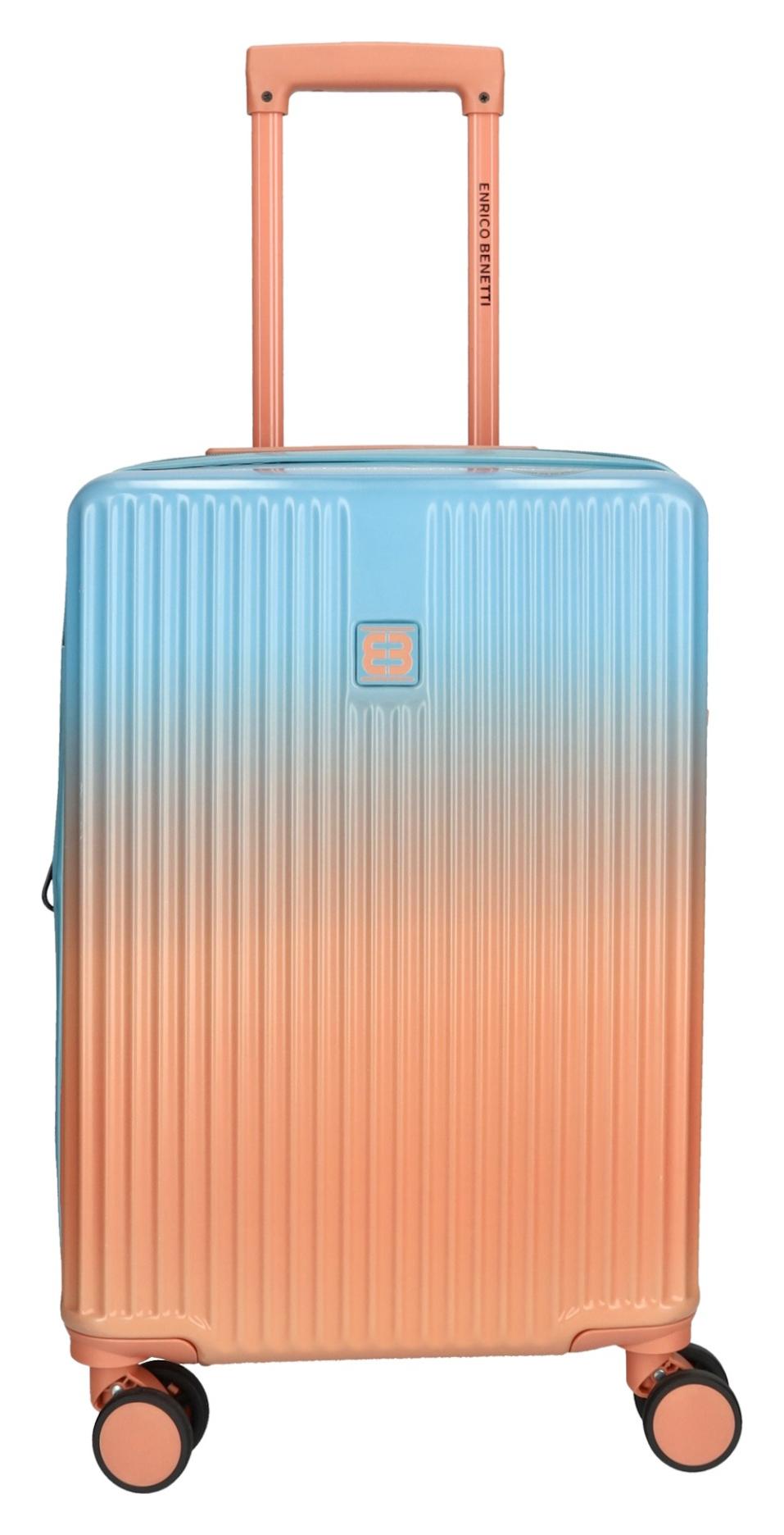 Príručný kufor Enrico Benetti Havana S Salmon