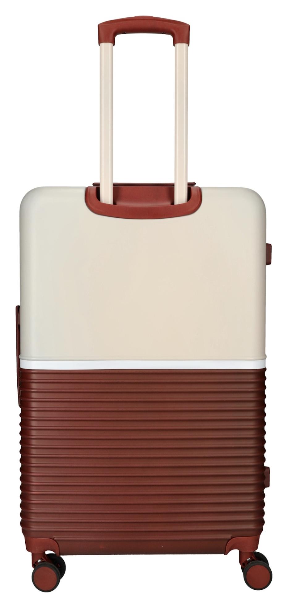 Veľký cestovný kufor Enrico Benetti Princetown L Bordeaux/Pink – Obrázok 3