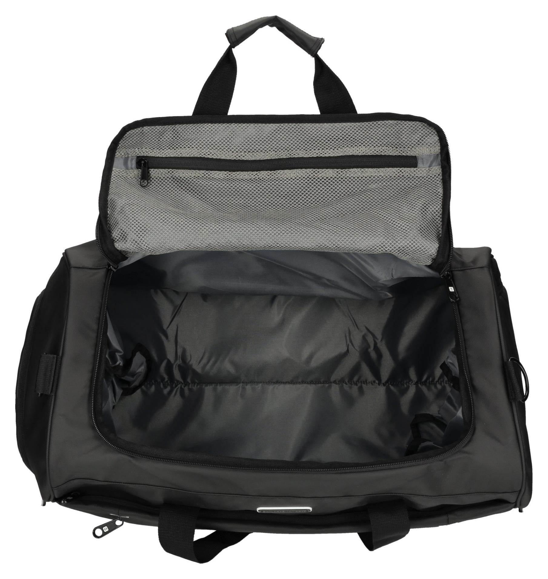 Cestovná taška Enrico Benetti Northern 47248 Black – Obrázok 5