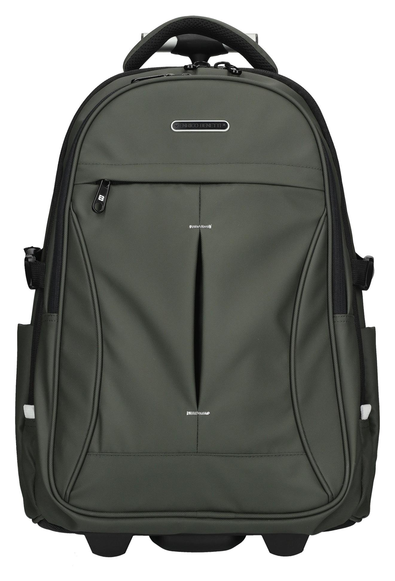 Cestovný batoh na kolieskach Enrico Benetti Northern 47250 Olive