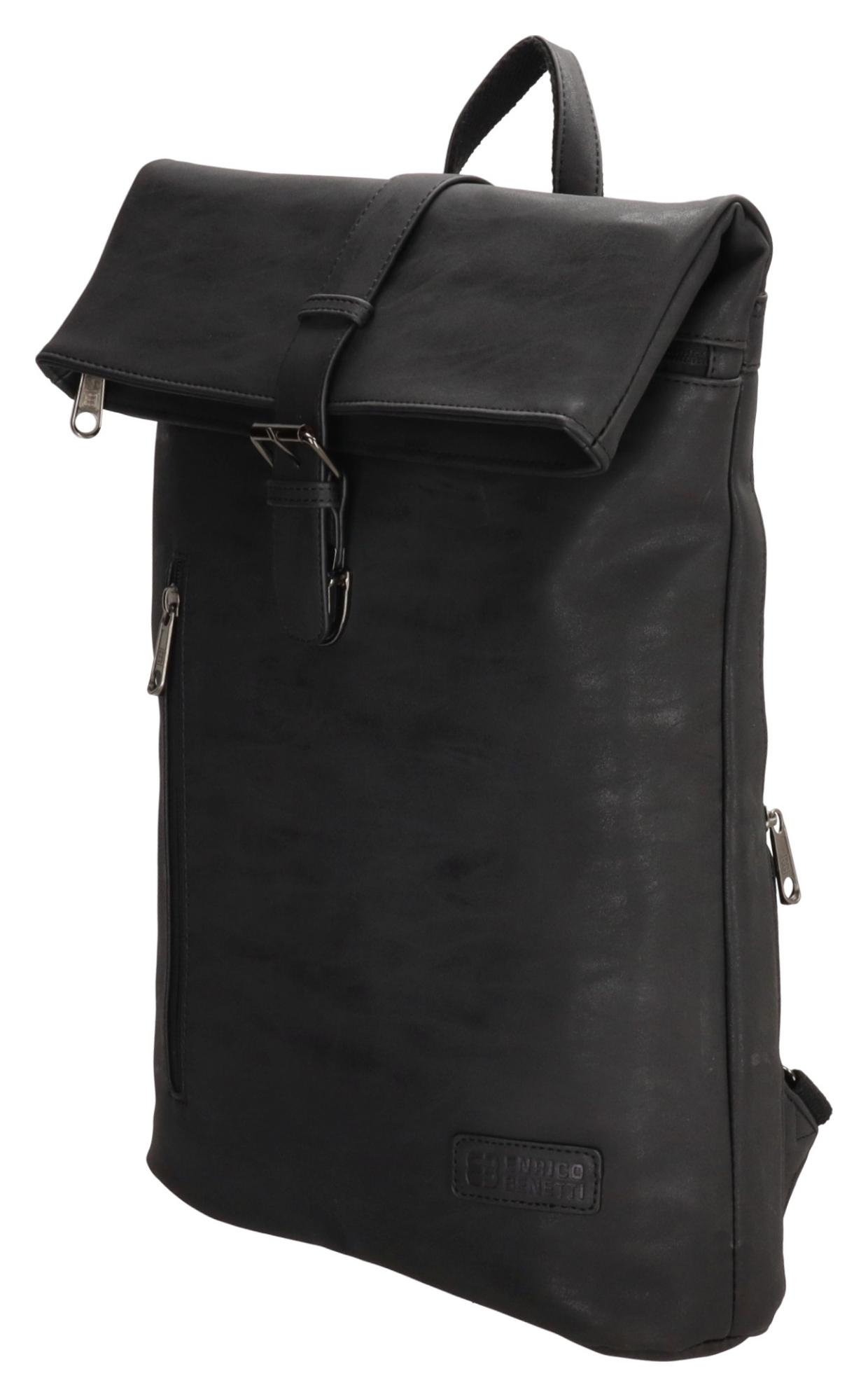 Batoh na notebook Enrico Benetti Rotterdam 66598 Black