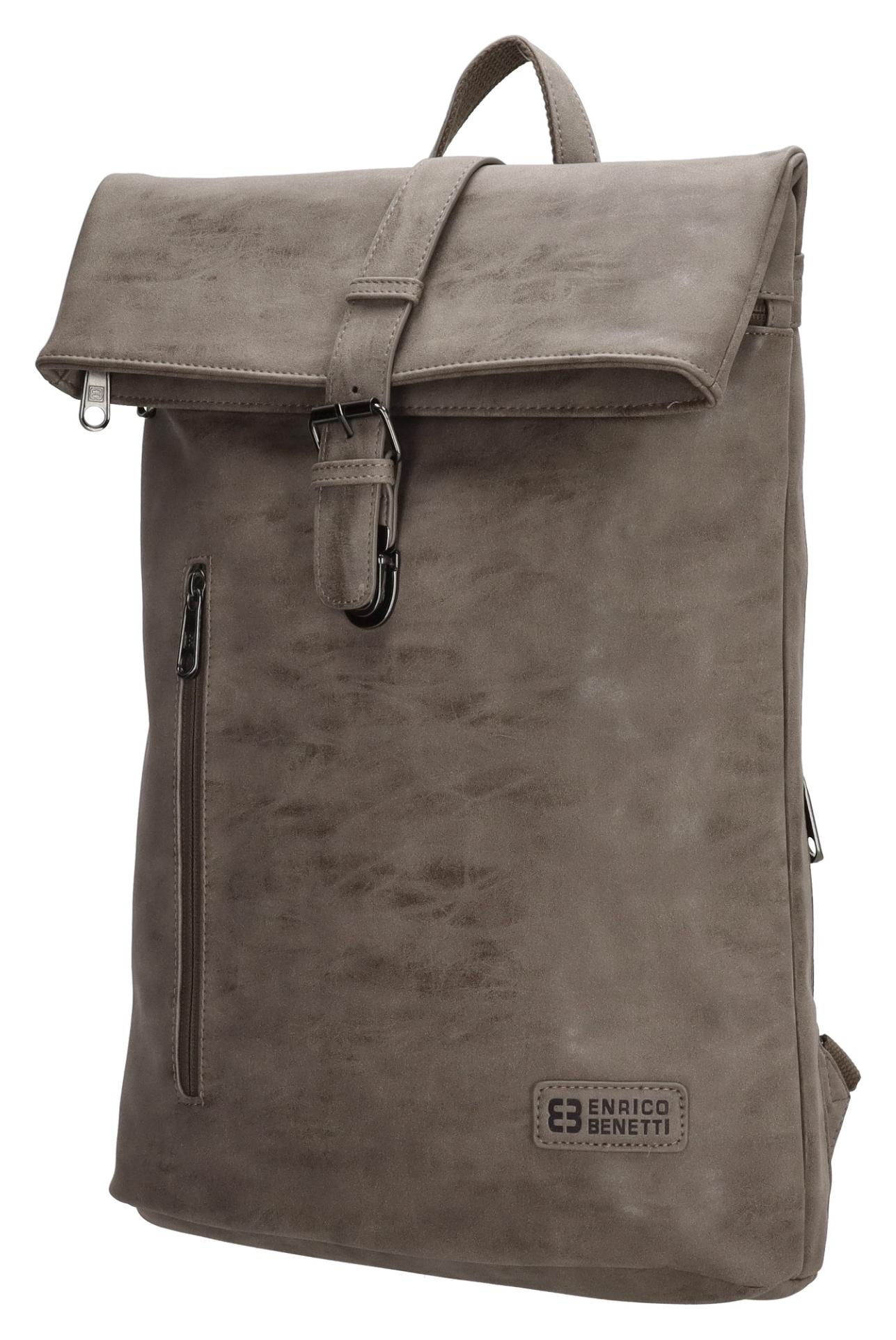 Batoh na notebook Enrico Benetti Rotterdam 66598 Mid taupe