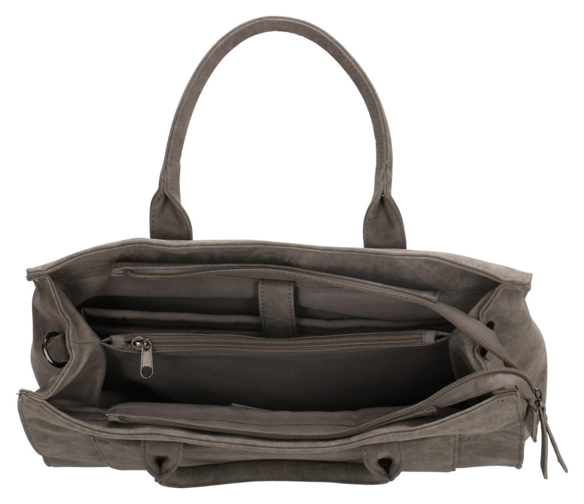 Dámska taška na notebook Enrico Benetti Bobbi 66523 Medium Grey – Obrázok 5