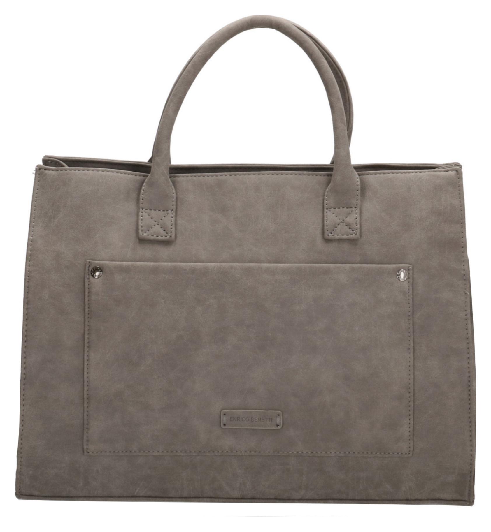 Dámska taška na notebook Enrico Benetti Bobbi 66523 Medium Grey – Obrázok 3