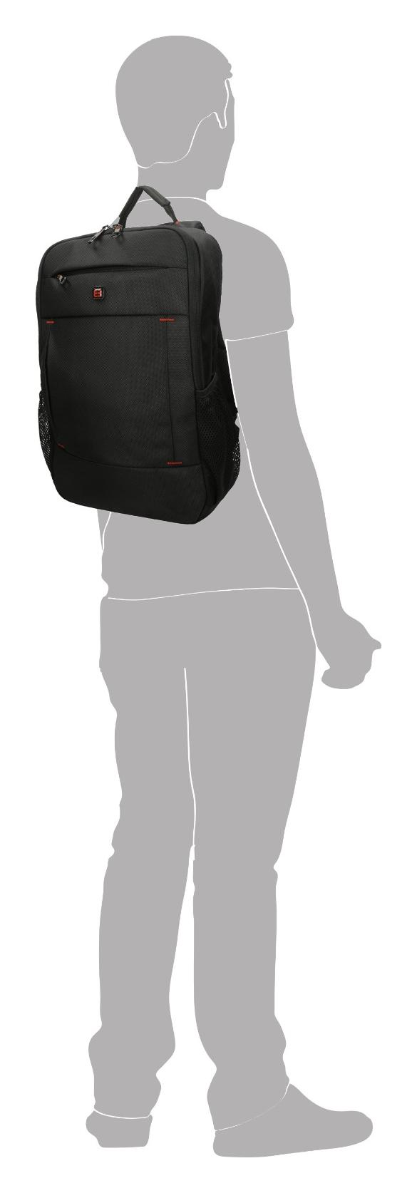 Batoh na notebook Enrico Benetti Cornell Notebook Backpack Black – Obrázok 5