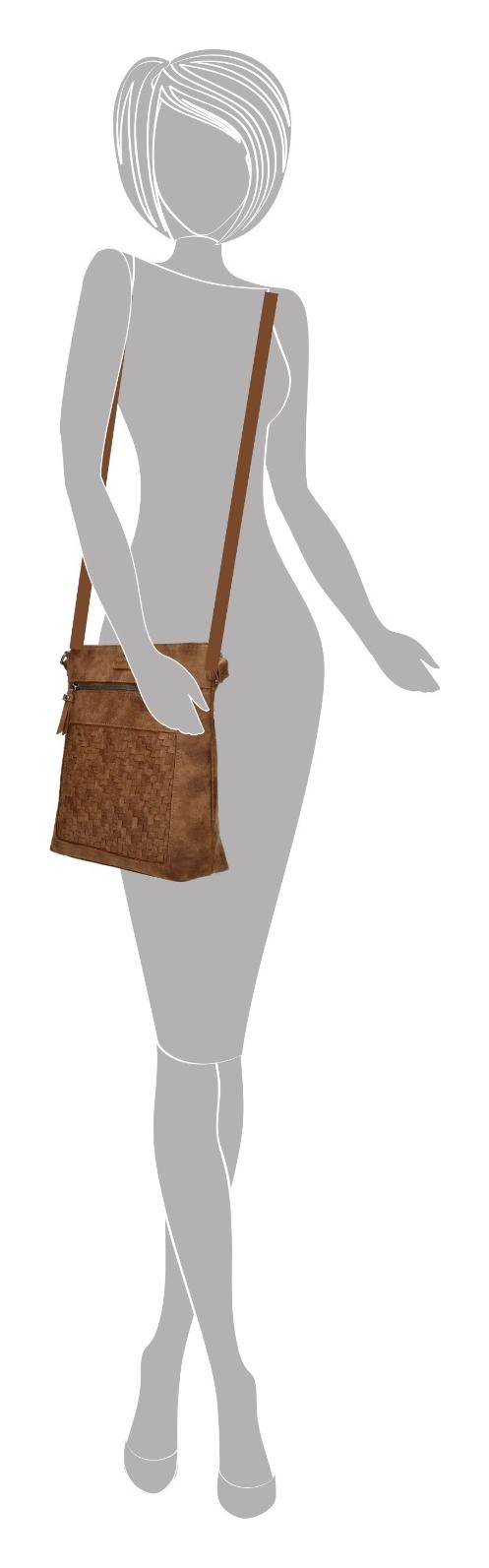 Dámska kabelka Enrico Benetti Dynthe 78004 Camel – Obrázok 5