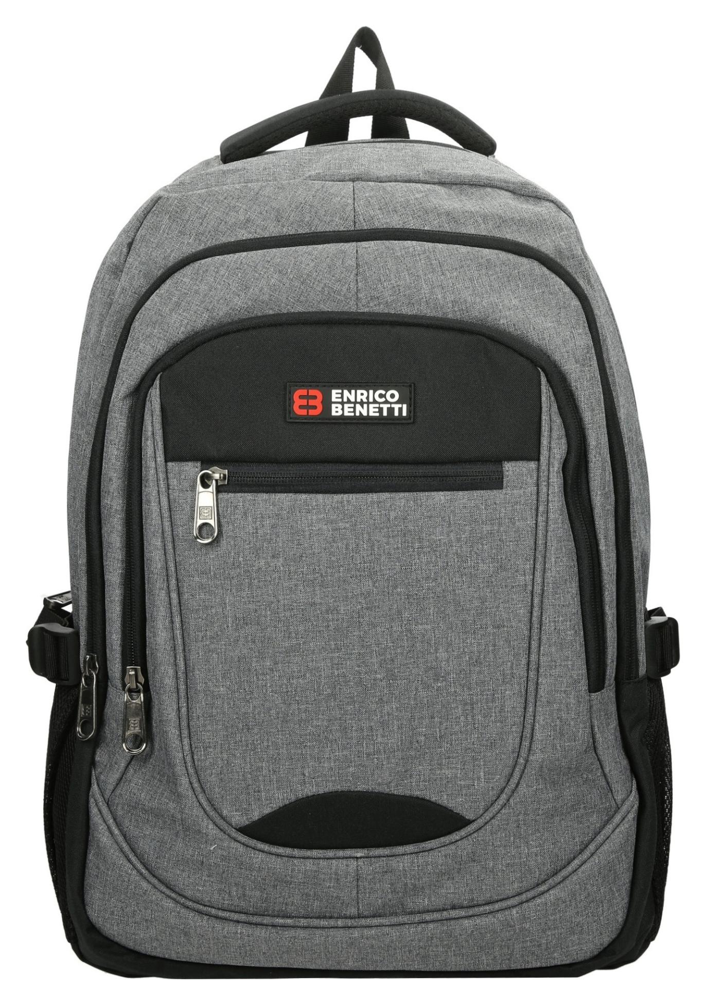 Batoh na notebook Enrico Benetti Hamburg Notebook Backpack 35,5 l Light Grey