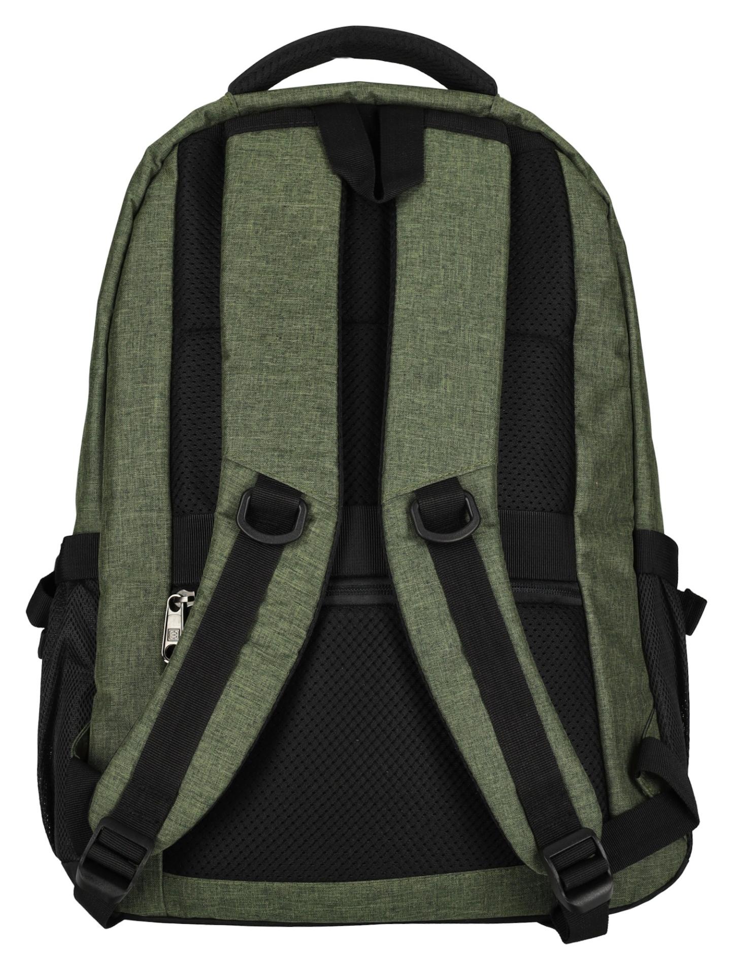 Batoh na notebook Enrico Benetti Hamburg Notebook Backpack 35,5 l Olive – Obrázok 3