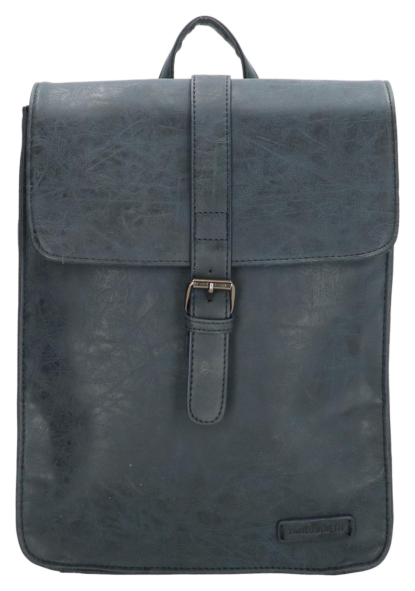 Elegantný dámsky batoh do mesta Enrico Benetti Kate Backpack Blue