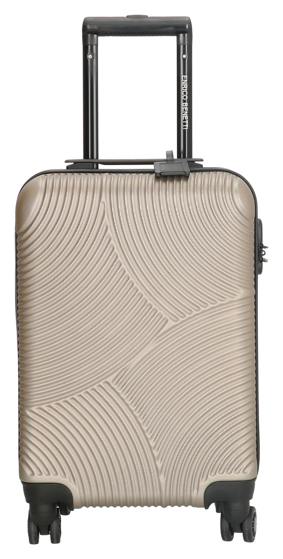 Kufor do lietadla 55x40x20 Enrico Benetti Louisville 39040-50 Champagne