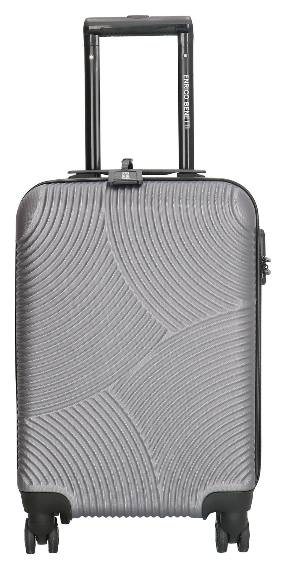 Kufor do lietadla 55x40x20 Enrico Benetti Louisville S Grey