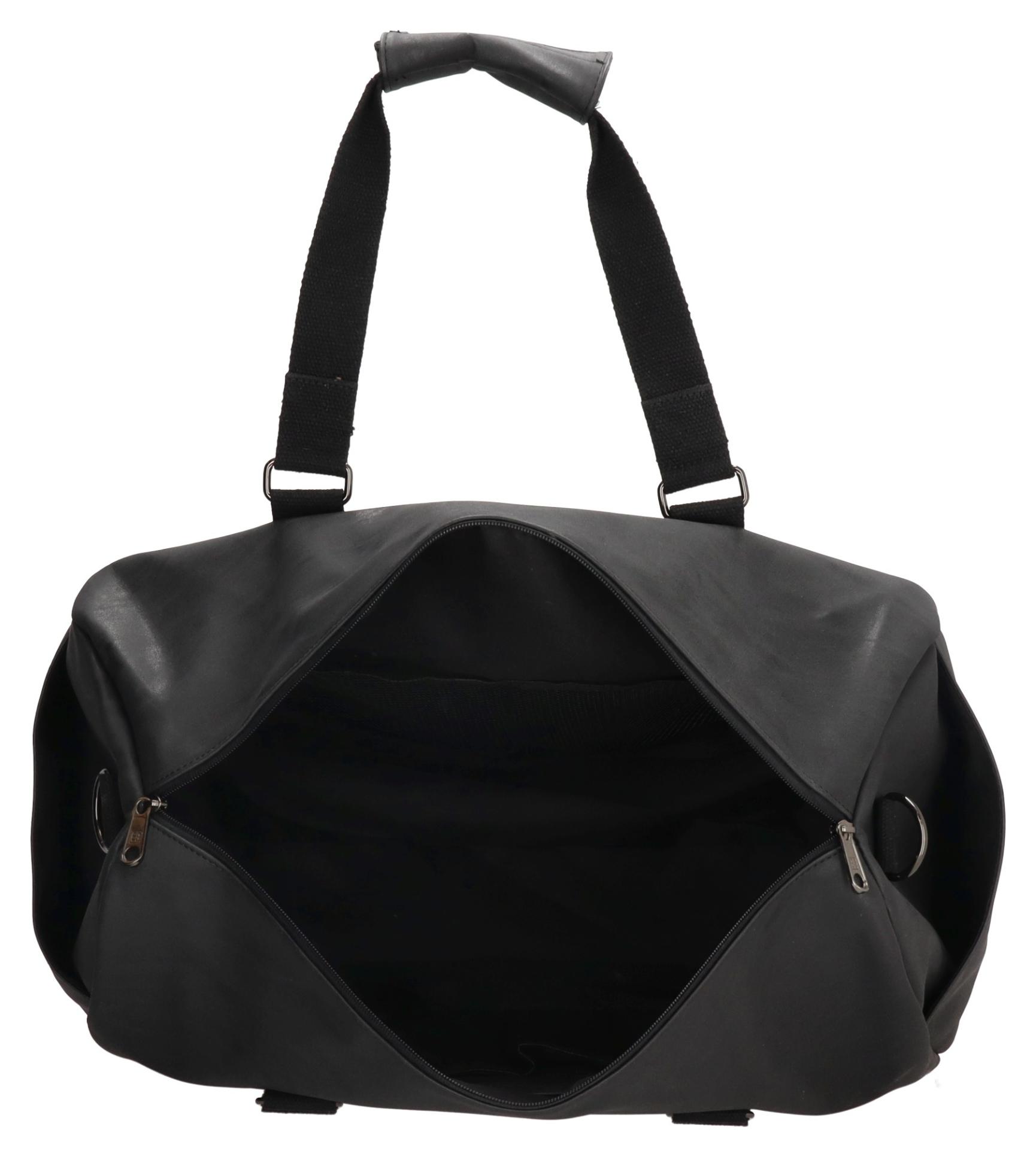 Cestovná taška Enrico Benetti Rotterdam Sport Bag Black – Obrázok 5