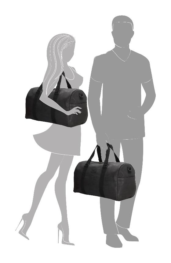 Cestovná taška Enrico Benetti Rotterdam Sport Bag Black – Obrázok 6