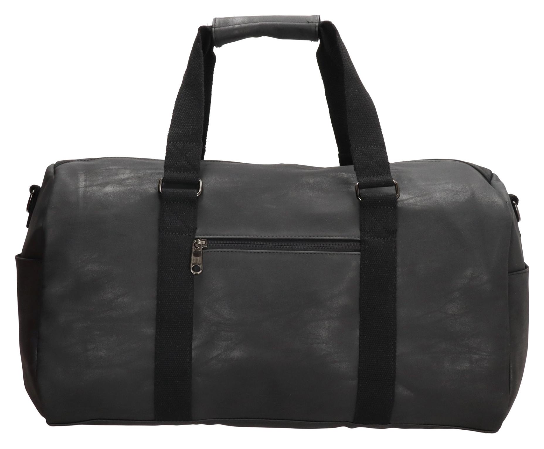 Cestovná taška Enrico Benetti Rotterdam Sport Bag Black – Obrázok 4