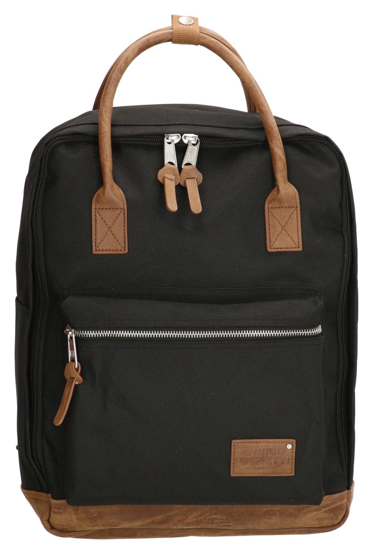 Batoh na notebook Enrico Benetti Santiago Notebook Backpack 17 l Black