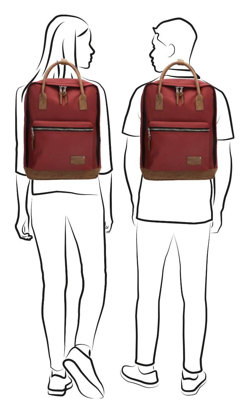 Batoh na notebook Enrico Benetti Santiago Notebook Backpack 17 l Bordeaux – Obrázok 5