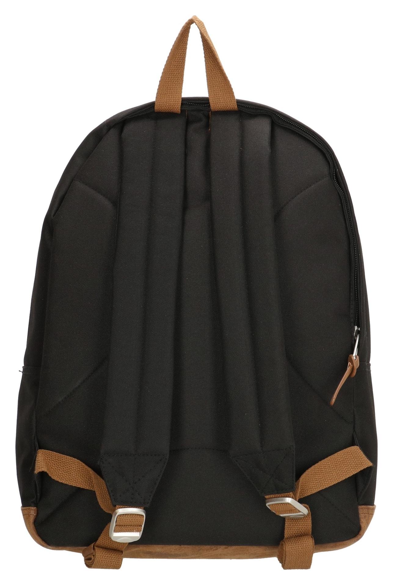 Retro ruksak Enrico Benetti Santiago Notebook Backpack 22 l Black – Obrázok 3