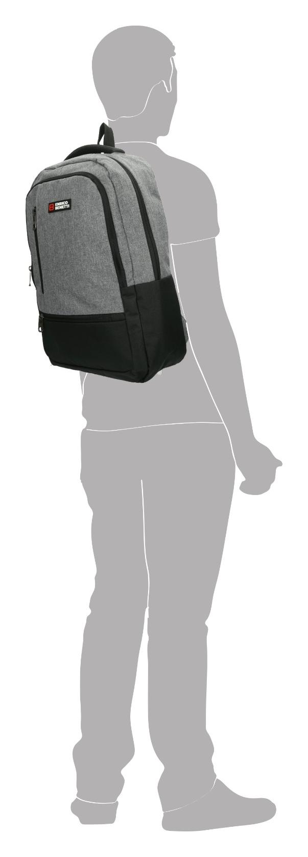 Batoh na notebook Enrico Benetti Hamburg 15" Notebook Backpack Light Grey