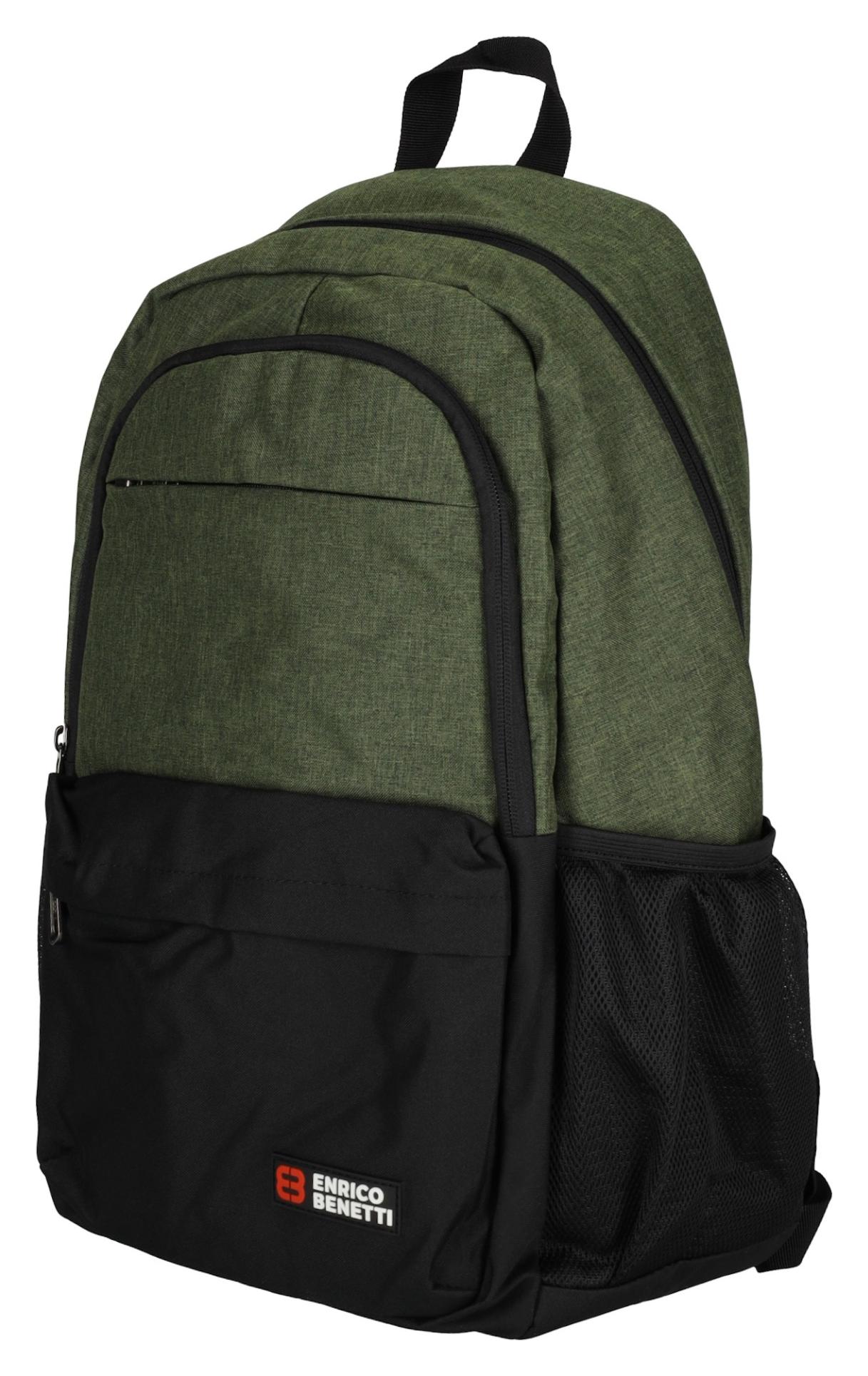 Batoh na notebook Enrico Benetti Hamburg Notebook Backpack 23 l Olive