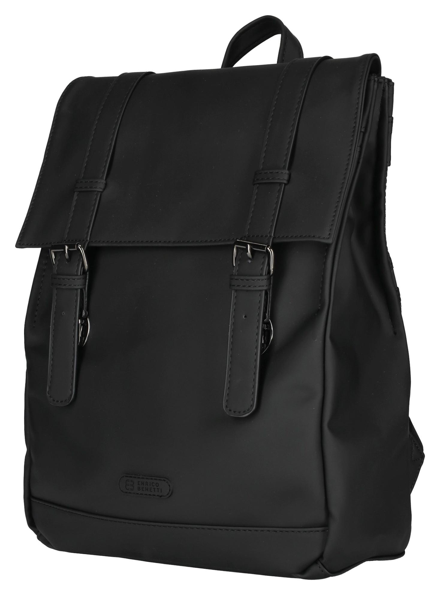 Elegantný dámsky batoh do mesta Enrico Benetti Maeve Tablet Backpack Black
