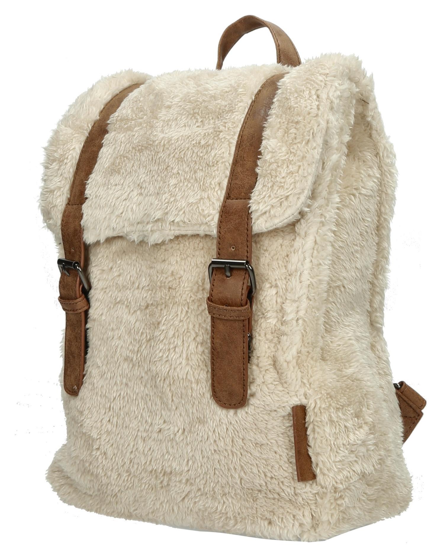 Elegantný dámsky batoh do mesta Enrico Benetti Teddy Tablet Backpack Off-White Elegantný dámsky batoh do mesta Enrico Benetti Teddy Tablet Backpack Off-White