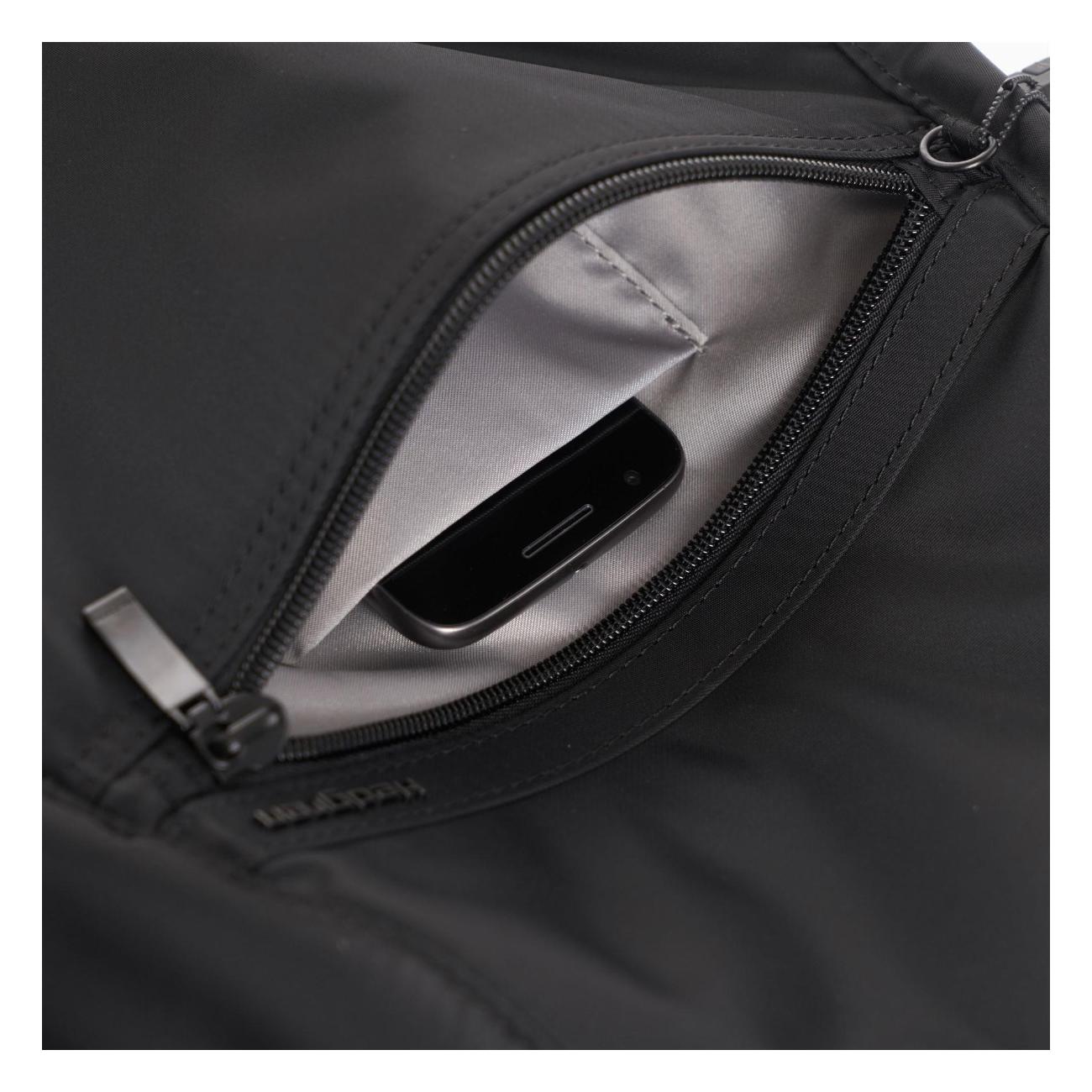 Elegantný dámsky batoh do mesta Hedgren Vogue L Black – Obrázok 4