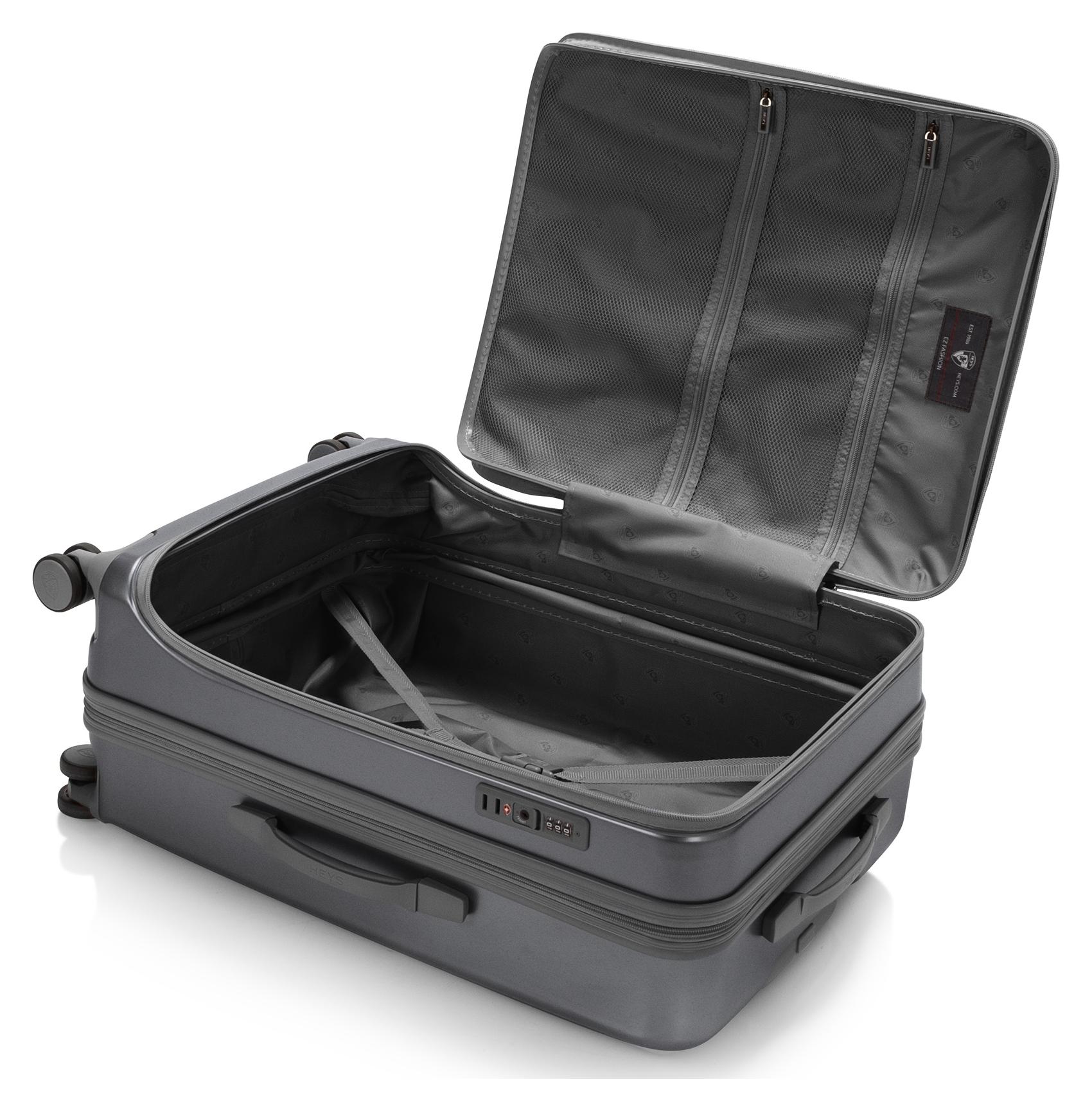 Stredný škrupinový kufor Heys EZ Fashion M Charcoal – Obrázok 6