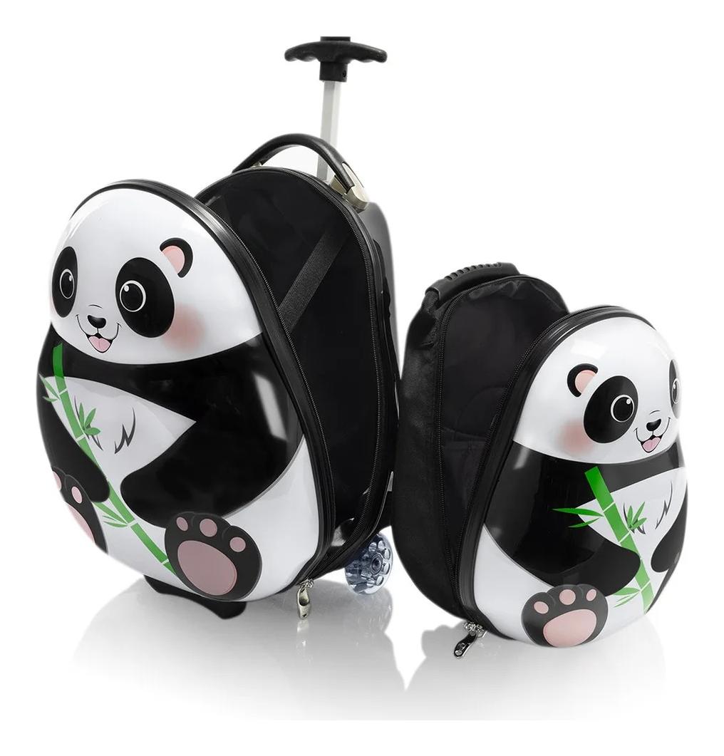 Heys Travel Tots Lightweight Kids Panda – súprava batoha a kufra – Obrázok 2