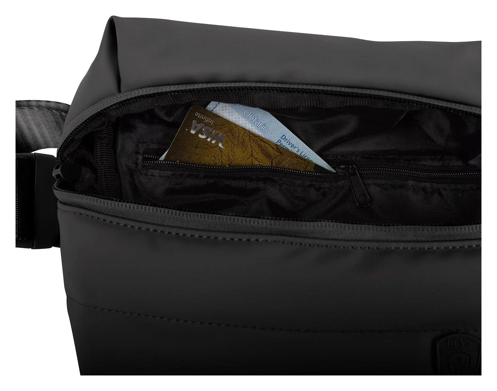 Dámska ľadvinka Heys Puffer Waist Bag Black – Obrázok 6