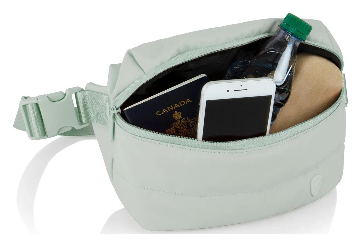 Dámska ľadvinka Heys Puffer Waist Bag Sage Green – Obrázok 5