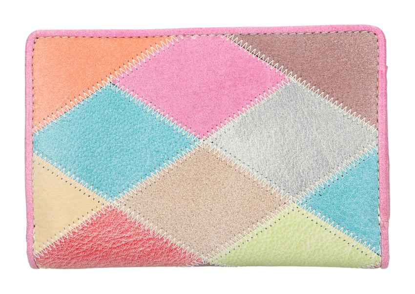 Dámska kožená peňaženka Lagen LG-11RK Light Fuchsia/Multi – Obrázok 2
