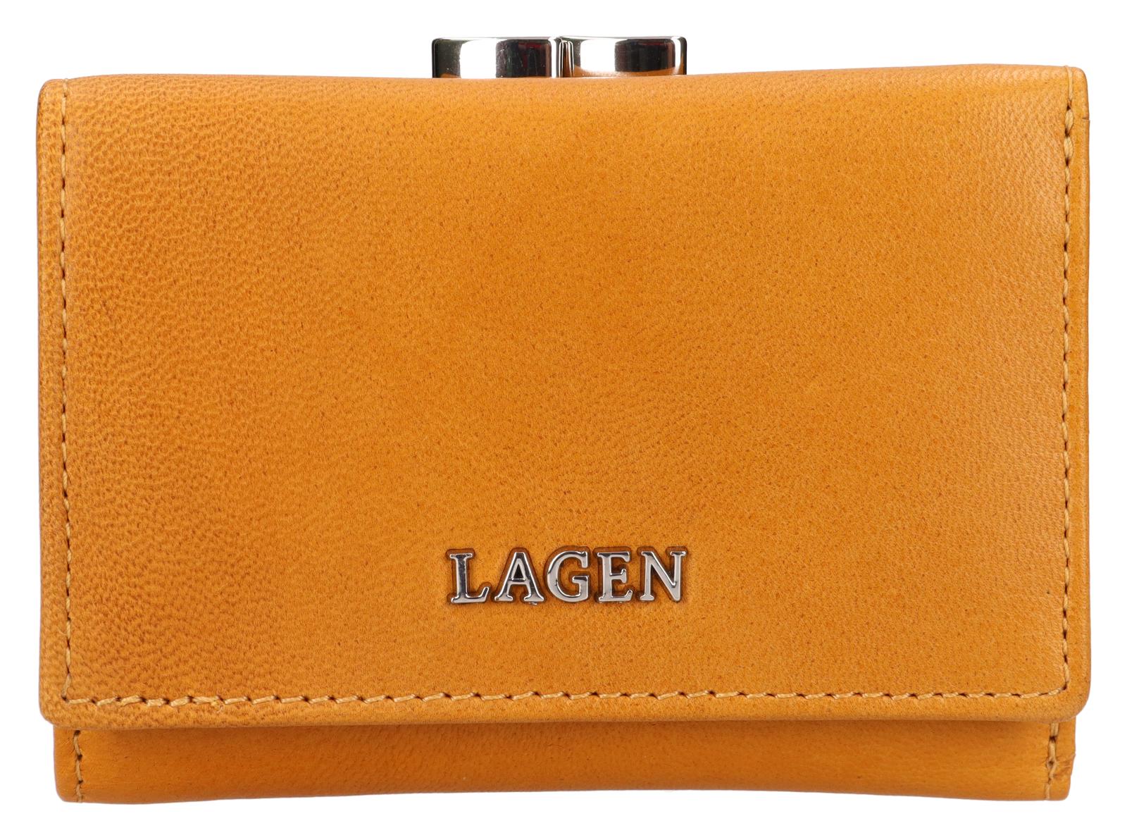 Dámska kožená peňaženka Lagen LG-2131 Yellow