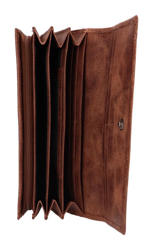 Dámska kožená peňaženka Lagen LG-2164 Brown – Obrázok 4