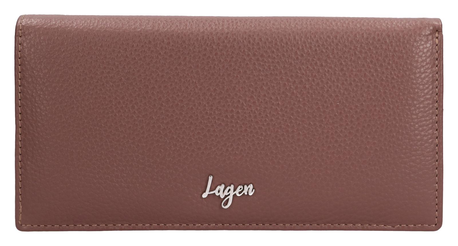 Dámska kožená peňaženka Lagen 50310 Taupe