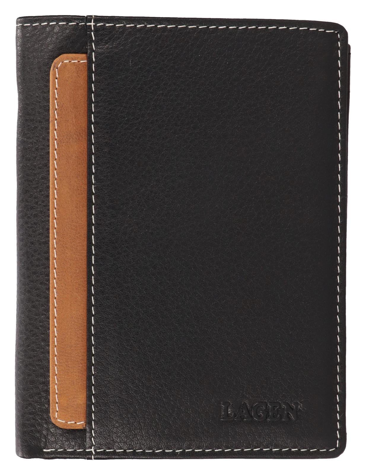 Pánska kožená peňaženka Lagen 3470720 Black
