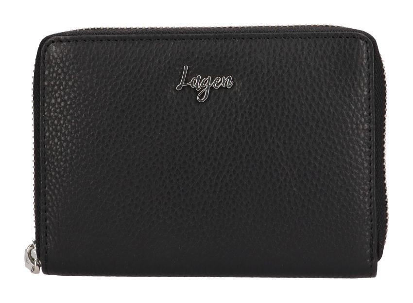 Dámska kožená peňaženka Lagen 50309 Black