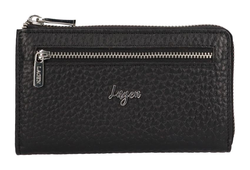 Dámska kožená peňaženka Lagen 70608 Black