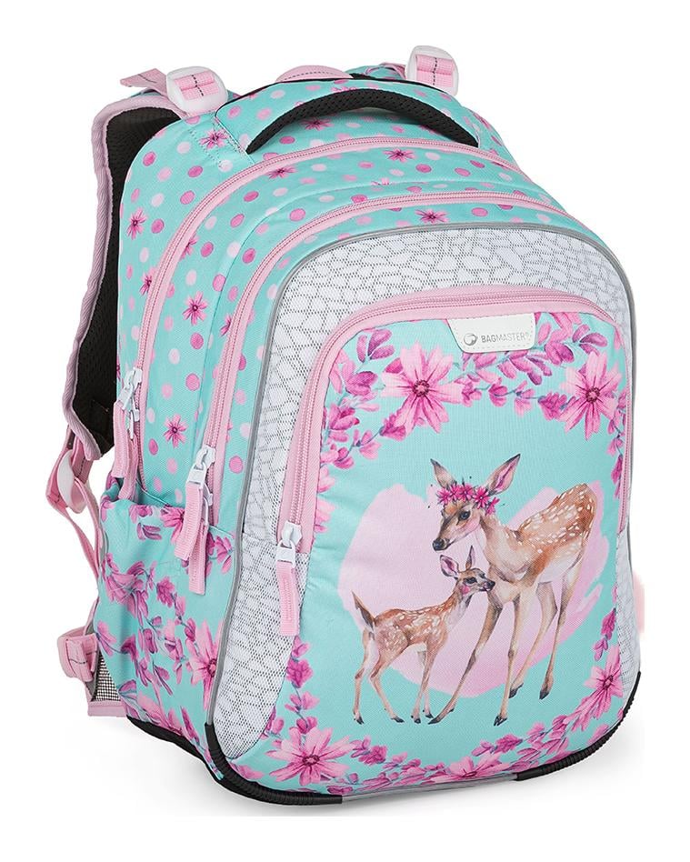 Školský batoh Bagmaster Lumi 23 A Pink/Blue